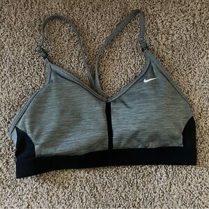 Nike Women's Heather Gray Sports Bra